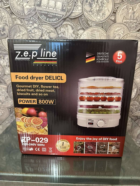 Дегидратор Zepline 800W 5 секций Белый (ZP-029) Zepline-029white фото