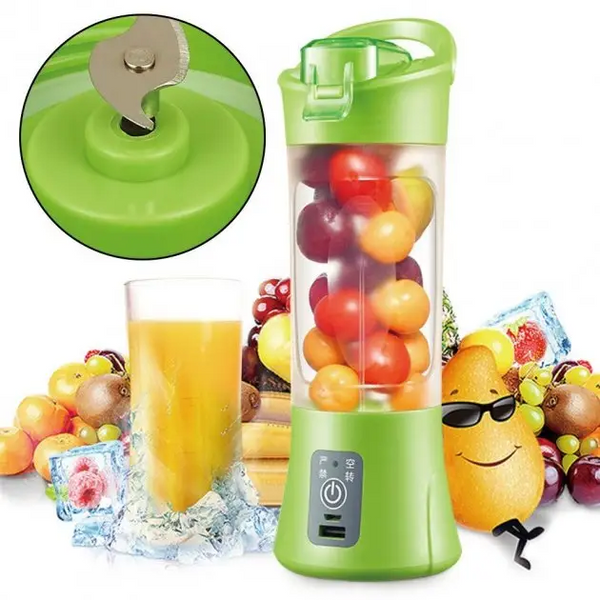 Фітнес-блендер Smart Juice Cup Fruits Портативний міксер, шейкер із USB-зарядкою YAAKKAA-nav2547863 фото