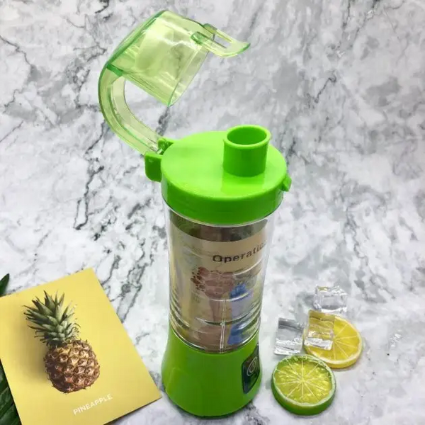 Фитнес-блендер Smart Juice Cup Fruits Портативный миксер, шейкер с USB-зарядкой YAAKKAA-nav2547863 фото