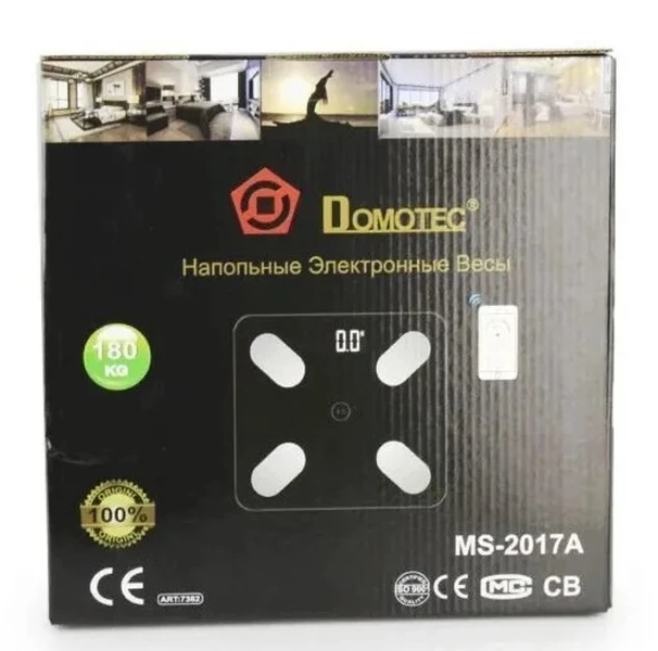 Ваги для підлоги DOMOTEC MS-2017 180кг Matrix7kmLoyP-00006001 фото